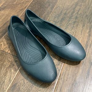 CROCS Women's Black Ballet Flats